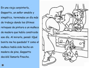 Cuento Pinocho