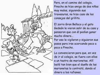 Cuento Pinocho