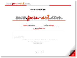 Web comercial 