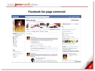 Facebook fan page comercial 