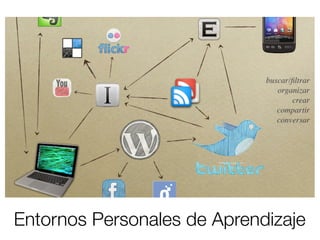 Entornos Personales de Aprendizaje
 