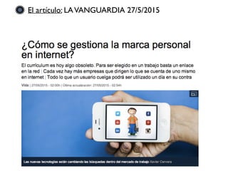 El artículo: LAVANGUARDIA 27/5/2015
 