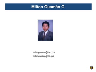Milton Guamán G.




miton.guaman@live.com
miton.guaman@tcs.com
 