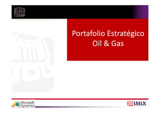 Portafolio Estratégico
Oil & Gas
 