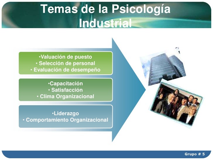 Presentacion Psicologia Industrial Presentacion Psicologia Industrial