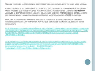 Liberador de espacio en disco.