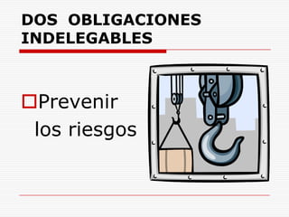 DOS  OBLIGACIONES INDELEGABLESPrevenir   los riesgos