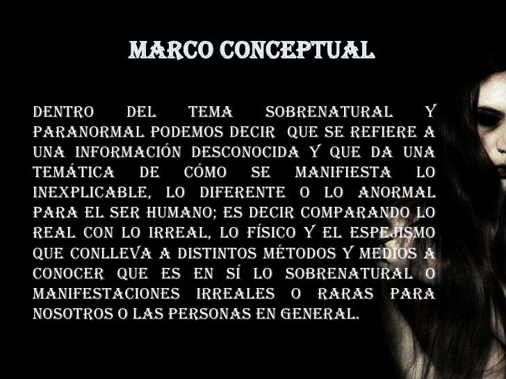 paranormal y sobrenatural