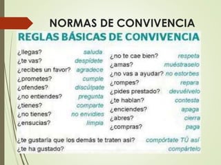 NORMAS DE CONVIVENCIA
 