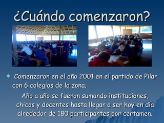 Presentación de las Olimpíadas Charito