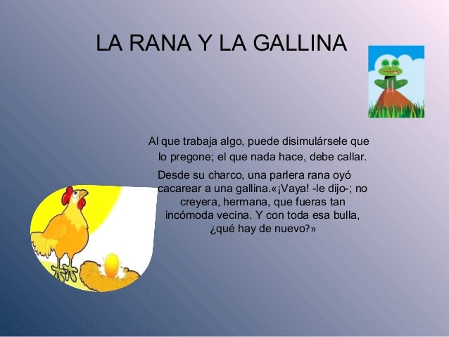 Presentacion powerpoint la fabula