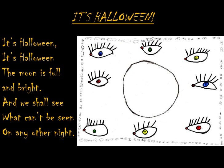 its halloweenits halloweenthe moon is fulland bright