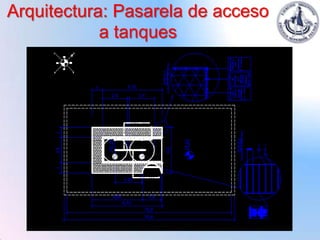 Arquitectura: Pasarela de acceso
            a tanques
 