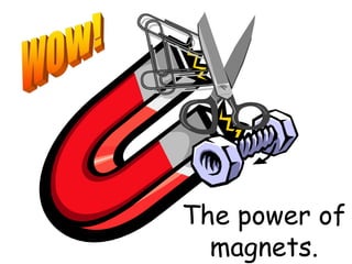The power of
magnets.
 