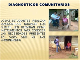 DIAGNOSTICOS COMUNITARIOS
 