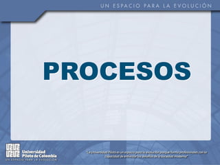 PROCESOS
 