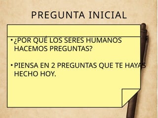 La importancia de las preguntas en filosofía: comprensión y reflexión ...