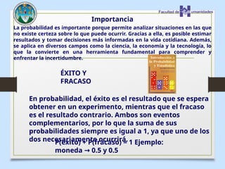 Nociones de Probabilidad: Análisis y Aplicación en la Vida Cotidiana | PPTX