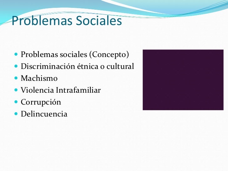 Presentacion problemas sociales