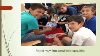 Papel muy fino, resultado exquisito
 