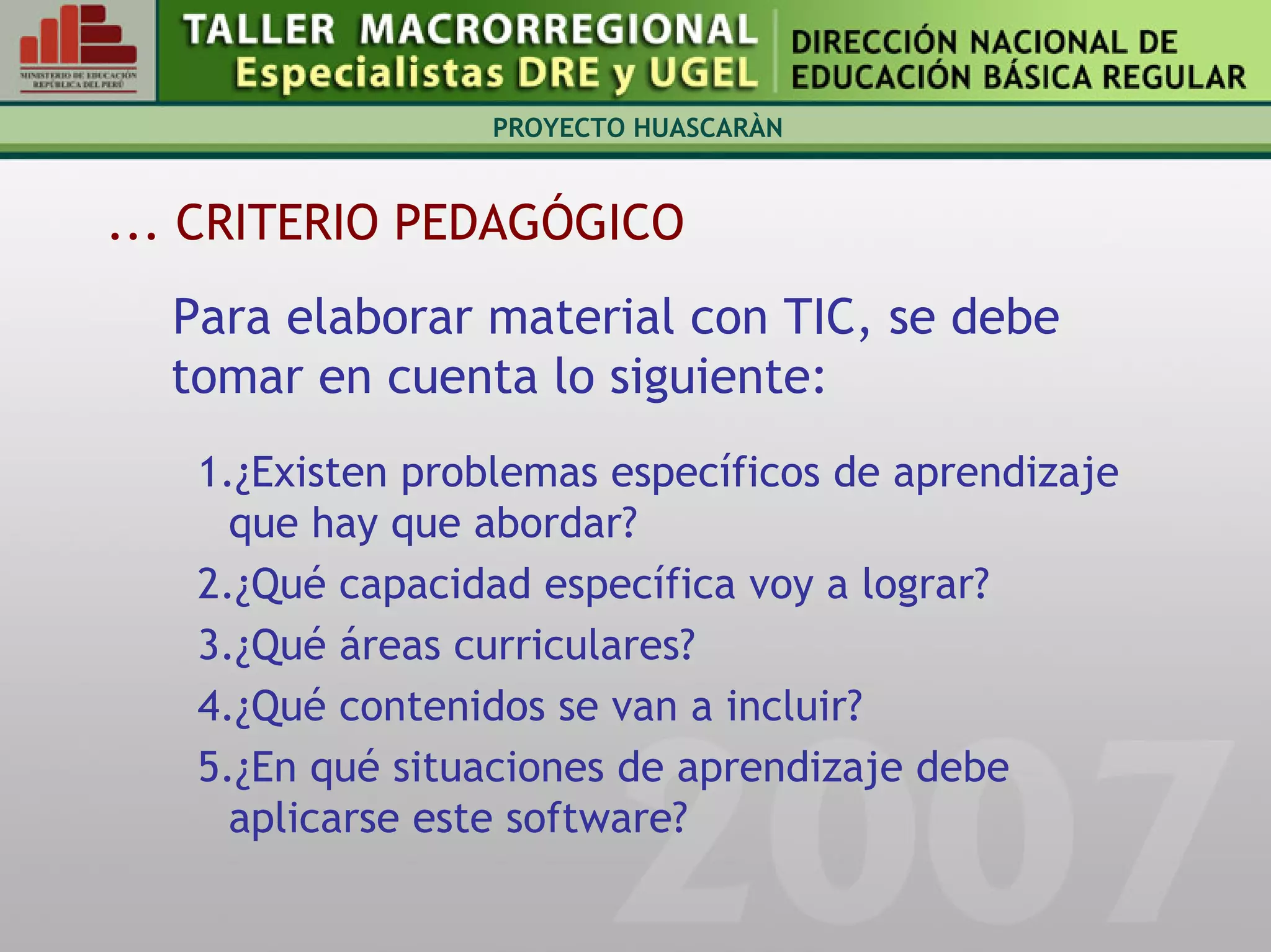 Elaborar material educativo con TIC