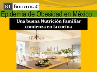 Epidemia de Obesidad en México
Una buena Nutrición Familiar
comienza en la cocina
 