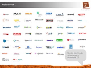 46
Referencias
Nuestro objectivo, ser
su partner de en
Outsourcing TIC
 