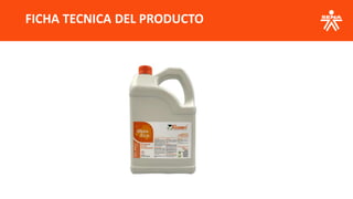 FICHA TECNICA DEL PRODUCTO
 