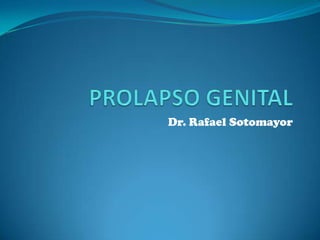 Dr. Rafael Sotomayor
 