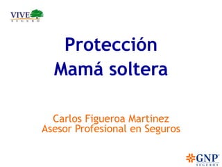 Protección 
Mamá soltera 
Carlos Figueroa Martinez 
Asesor Profesional en Seguros 
 