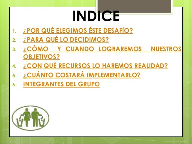 presentacion de un proyecto