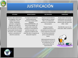 JUSTIFICACIÓN
