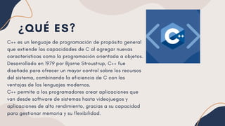 Investigación profesional acerca de C++ | PDF