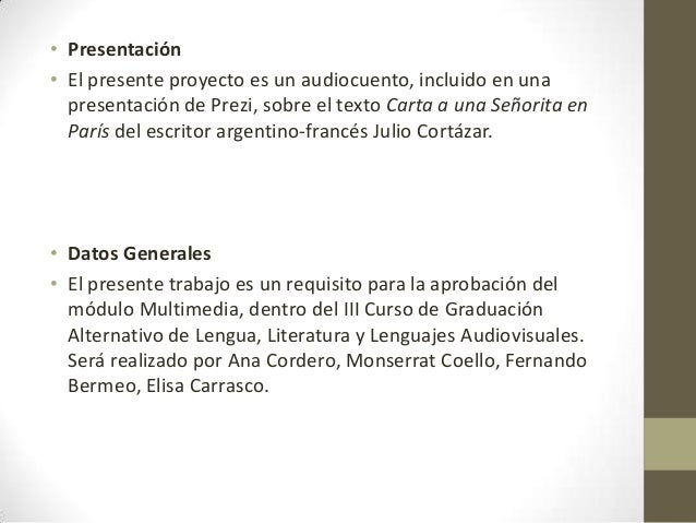 presentación proyecto multimedia