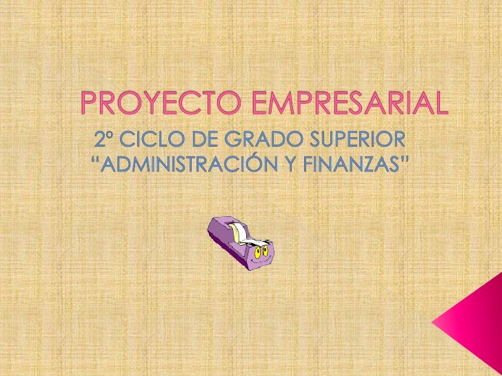 presentacion de un proyecto
