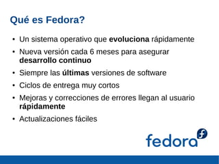Presentacion Proyecto Fedora