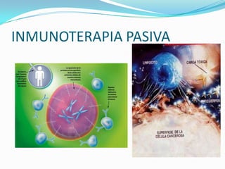 INMUNOTERAPIA PASIVA
 
