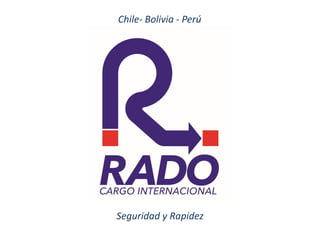 Seguridad y Rapidez
Chile- Bolivia - Perú
 