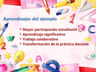 Reflexión sobre la práctica docente para mejorar la enseñanza en el ...