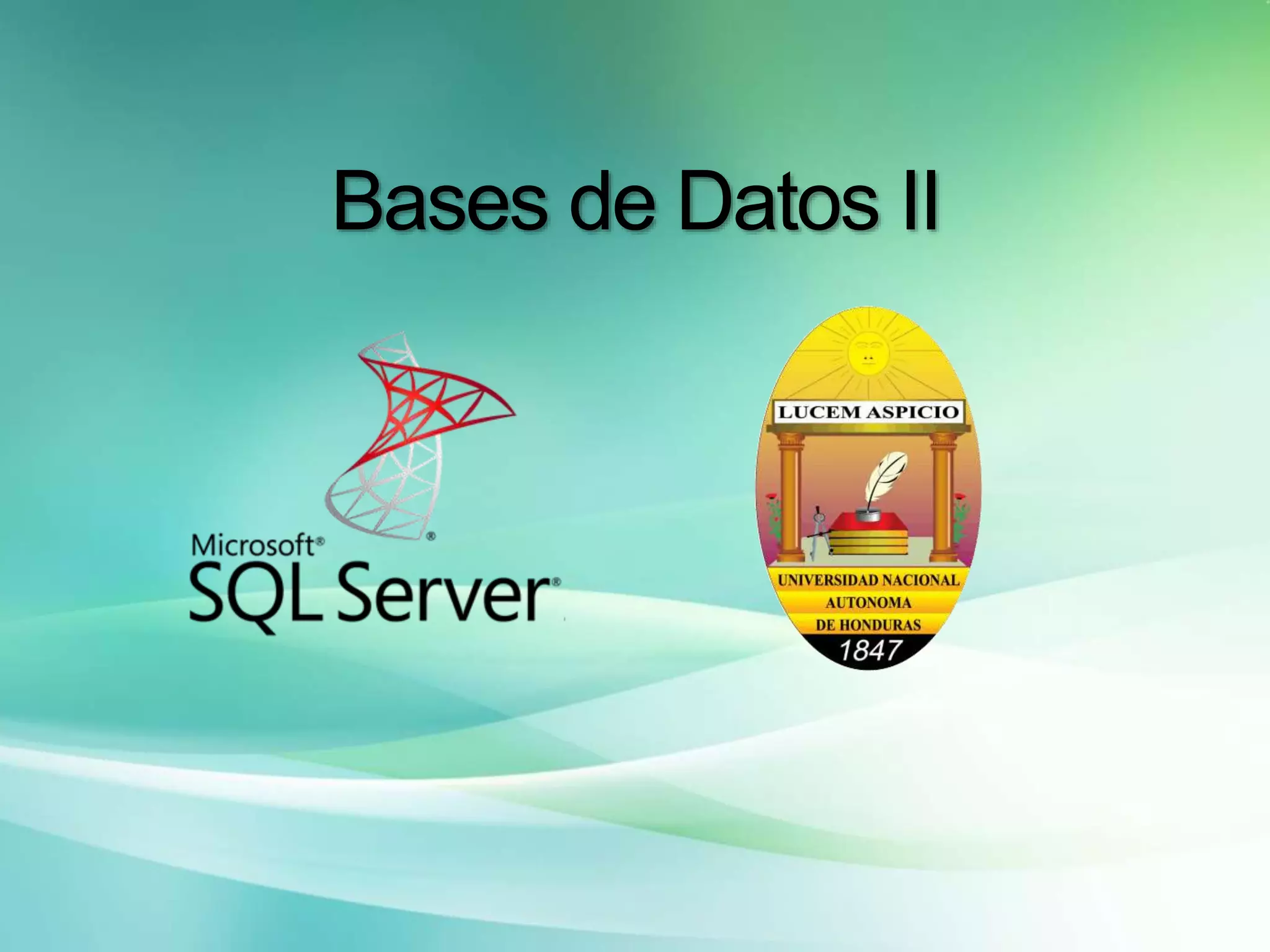 Bases de Datos II
 