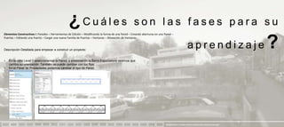 ¿Cuáles                                           son las fases para su
Elementos 1
LECCION Constructivos I: Paredes – Herramientas de Edición – Modificando la forma de una Pared – Creando aberturas en una Pared –
Puertas – Editando una Puerta – Cargar Creación Familia de Puertas – Masa (Conceptual Mass) – Interfaz de Autodesk Revit
Introducción – Inicio del Programa – una nueva de un Elemento de Ventanas – Alineación de Ventanas
Architecture 2011 – Creando un Elemento de Masa – Creación de Niveles – El Navegador de Proyectos (Project Browser)

Descripción Detallada para empezar a construir un proyecto:
El Elemento de Masa Conceptual se usa para generar volúmenes complejos que posteriormente
podemos insertar en nuestro Proyecto. También se pueden usar Elementos de Masa para realizar
                                                                                                                                                   aprendizaje                            ?
un estudio volumétrico conceptual de un Proyecto.
• En la vista Level 1 seleccionamos la Pared, y presionando la Barra Espaciadora veremos que
   cambia su orientación. También se puede cambiar con los flips:
• En el Panel de Propiedades podemos cambiar el tipo de Pared.
• En el Navegador de Proyectos se pueden apreciar los niveles que creamos anteriormente:
• Si seleccionamos con doble clic cada nivel, el programa nos llevará a la correspondiente vista en
   planta:
• En la pestaña View - panel Windows – Tile podemos organizar las diferentes vistas del
   Proyecto:




                                                                                                                           PRESENTACION Y TUTORIA PARA AUTODESK REVIT ARCHITECTURE 2012
 