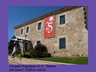 Consejo Regulador D.O. 'Ribera del Duero'. Edificio actual.