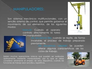 Robots de repetición y aprendizaje