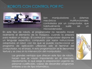 Robots inteligentes