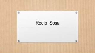 Rocío Sosa
 