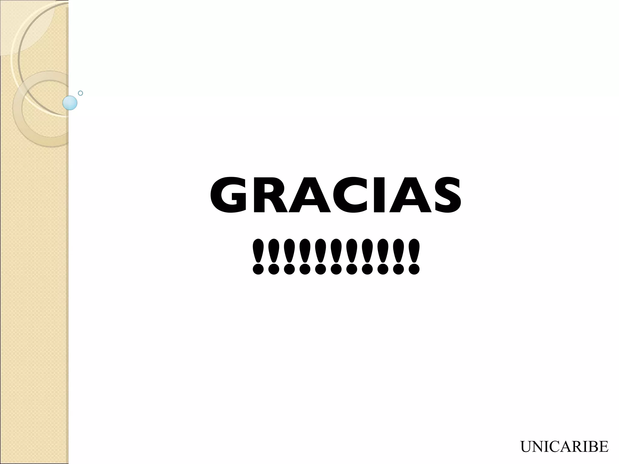 GRACIAS !!!!!!!!!!! UNICARIBE 