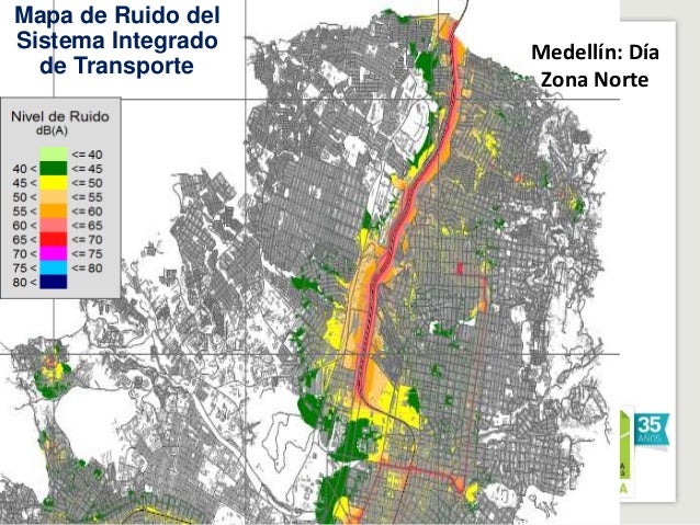 Niveles de Ruido, Área Metropolitana