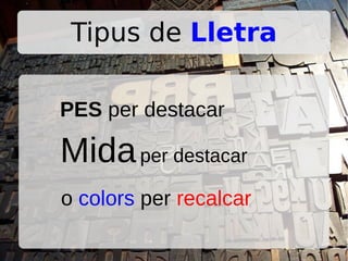 Com fer presentacions