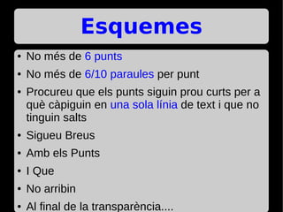 Com fer presentacions