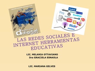LAS REDES SOCIALES E INTERNET HERRAMIENTAS EDUCATIVAS ,[object Object],[object Object],[object Object]